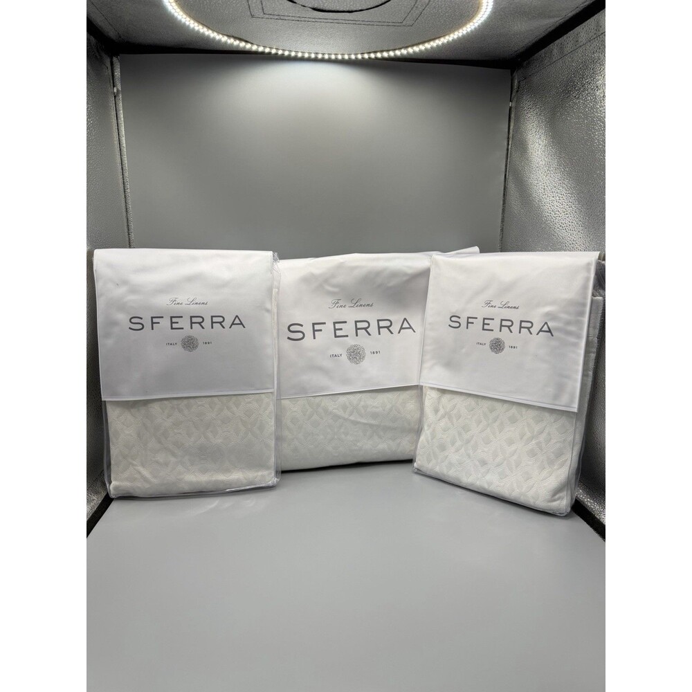 SFERRA Giza 45 Quattro 1837 Full/Queen Blanket Cover + 2 Standard Shams Giza 45